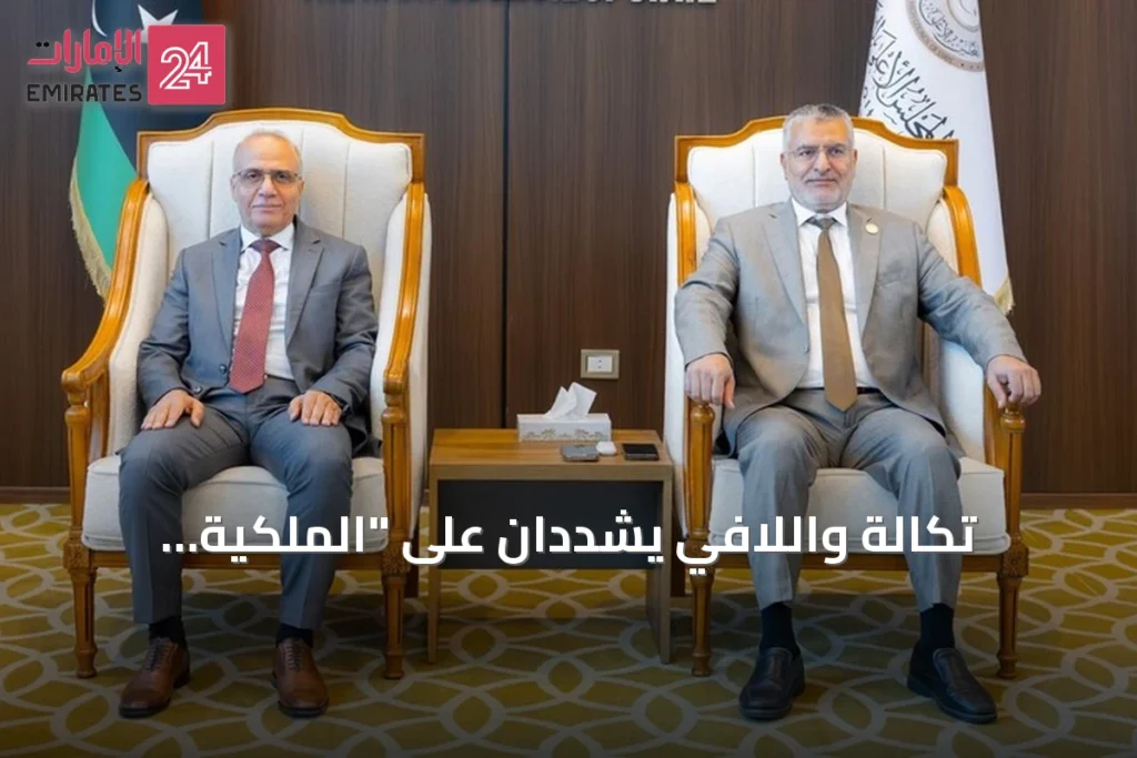تكالة واللافي يشددان على "الملكية الليبية" للمسار السياسي