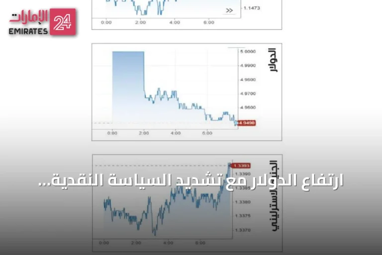 ارتفاع الدولار مع تشديد السياسة النقدية العالمية
