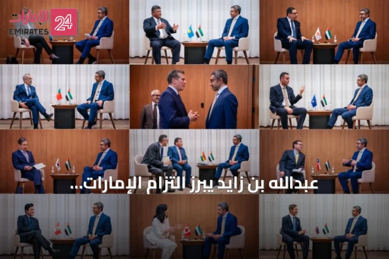 عبدالله بن زايد يبرز التزام الإمارات ببناء شراكات تدعم الأمن والسلام الدوليين