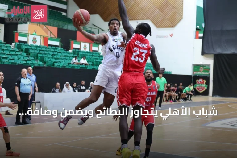 شباب الأهلي يتجاوز البطائح ويضمن وصافة كأس السلة
