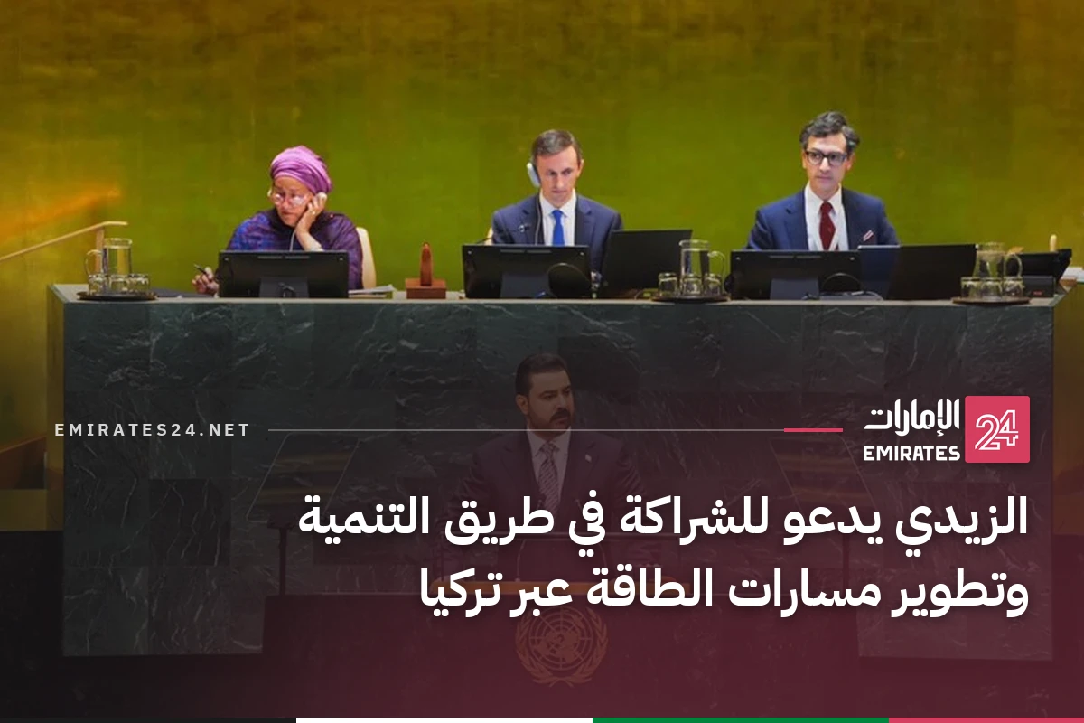 الزيدي يدعو للشراكة في طريق التنمية وتطوير مسارات الطاقة عبر تركيا