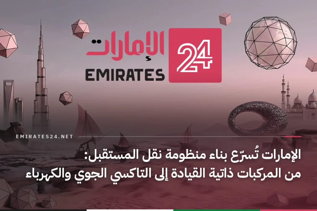 الإمارات تُسرّع بناء منظومة نقل المستقبل: من المركبات ذاتية القيادة إلى التاكسي الجوي والكهرباء