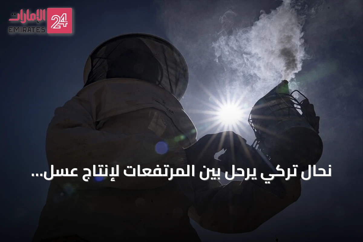 نحال تركي يرحل بين المرتفعات لإنتاج عسل عضوي