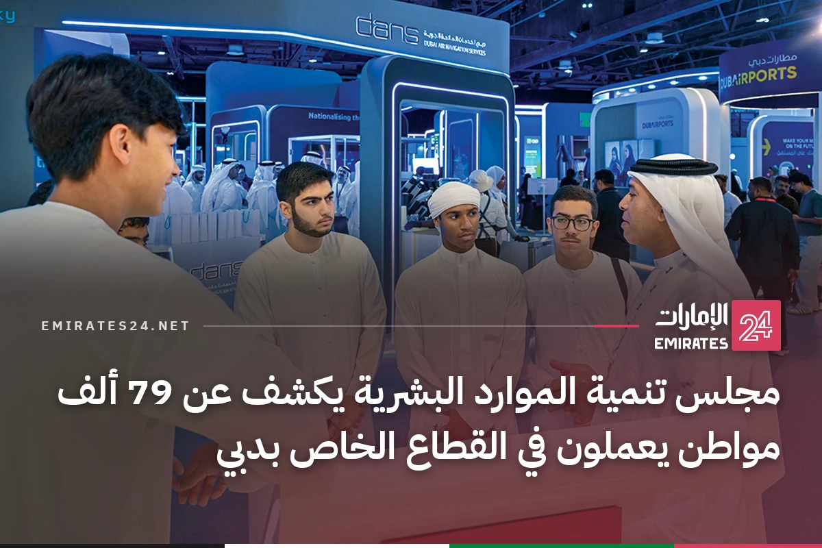 مجلس تنمية الموارد البشرية يكشف عن 79 ألف مواطن يعملون في القطاع الخاص بدبي