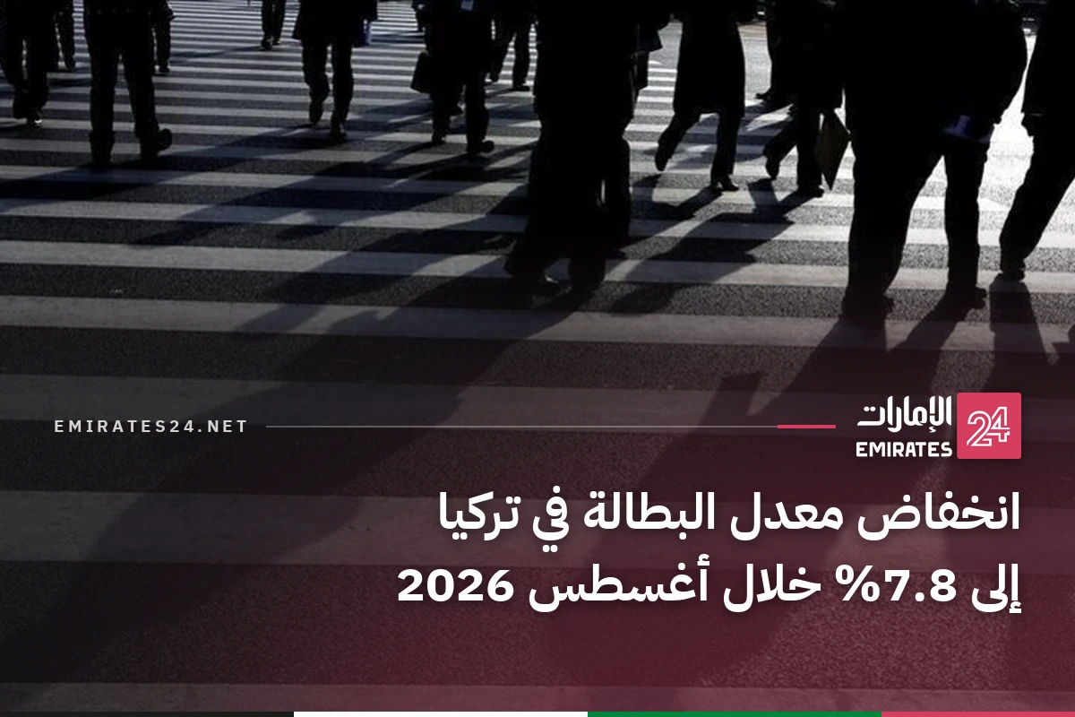 انخفاض معدل البطالة في تركيا إلى 7.8% خلال أغسطس 2026