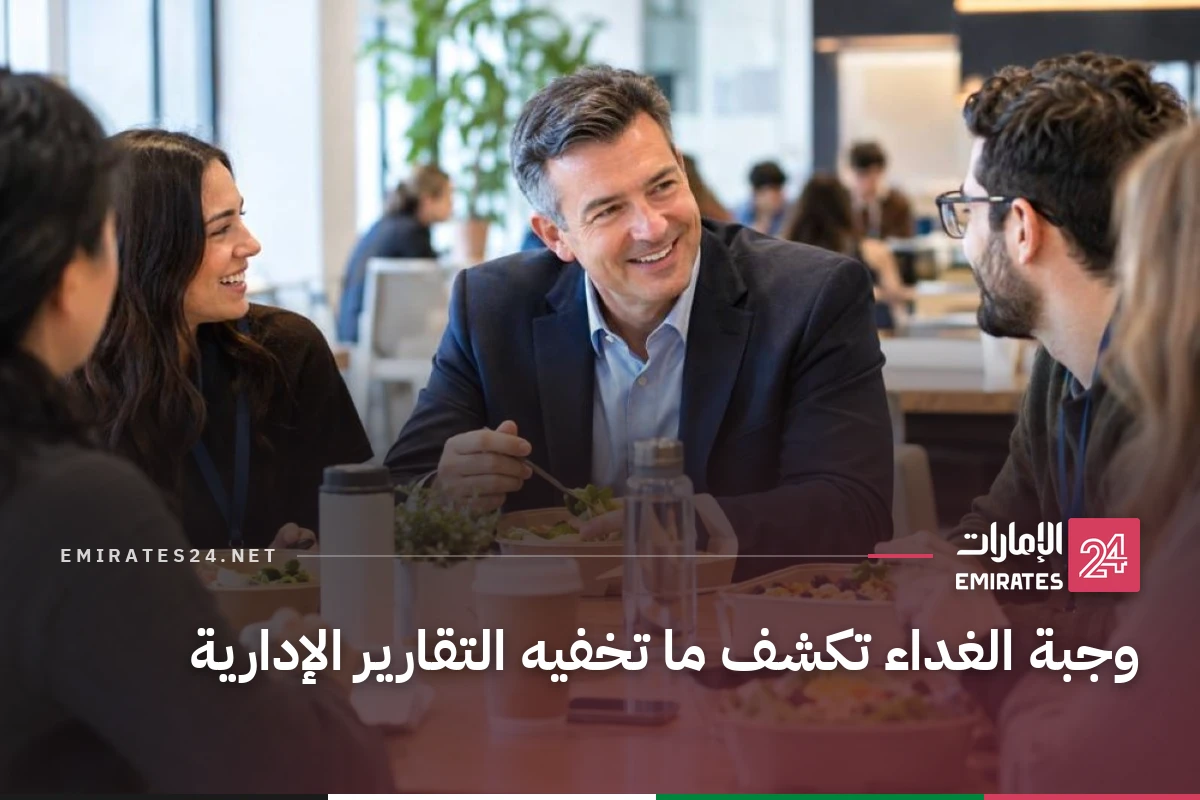 وجبة الغداء تكشف ما تخفيه التقارير الإدارية