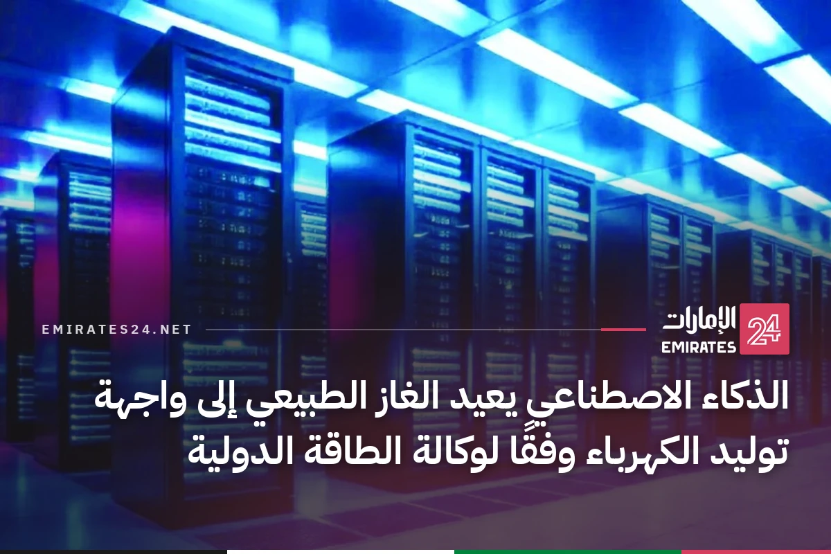 الذكاء الاصطناعي يعيد الغاز الطبيعي إلى واجهة توليد الكهرباء وفقًا لوكالة الطاقة الدولية