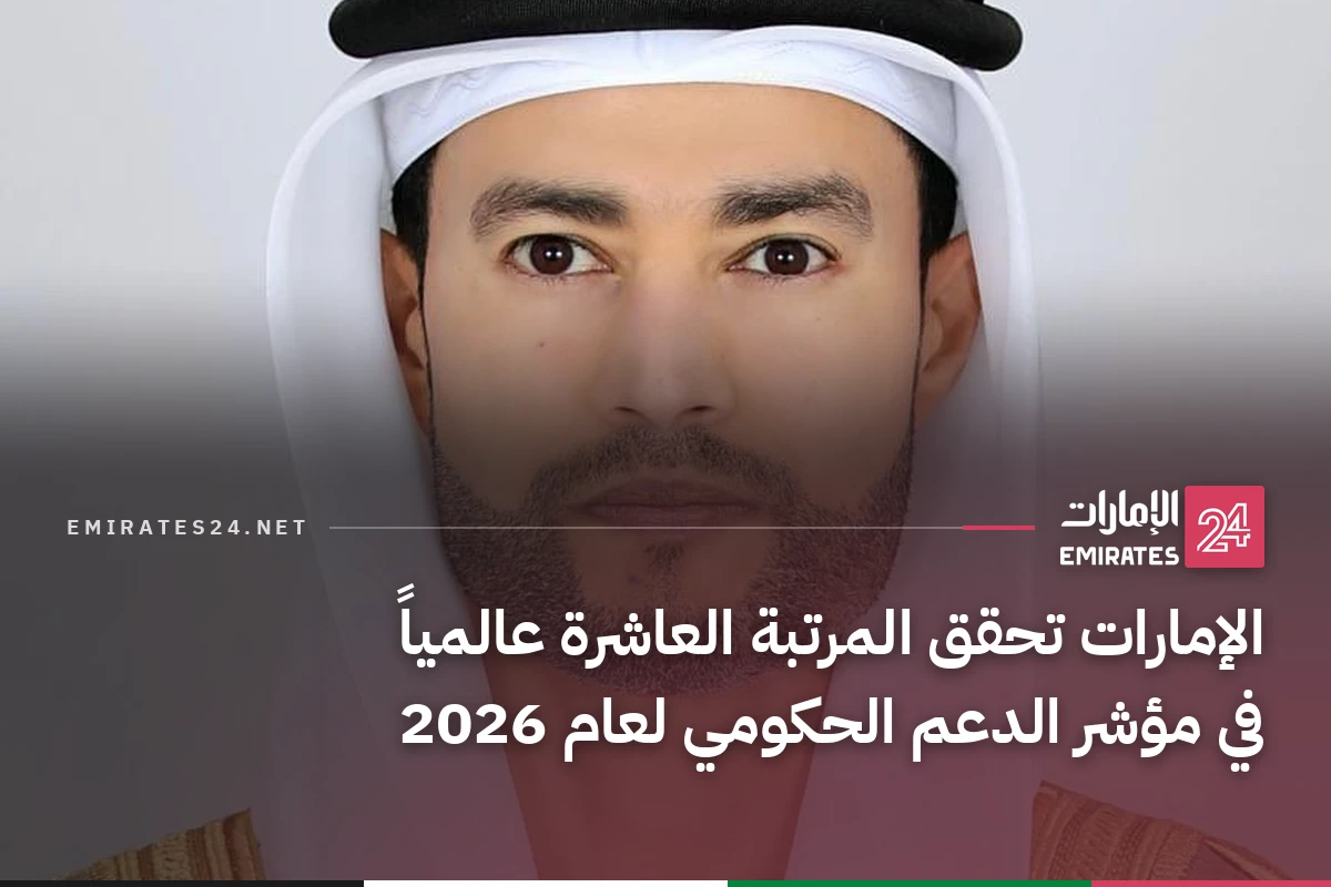 الإمارات تحقق المرتبة العاشرة عالمياً في مؤشر الدعم الحكومي لعام 2026