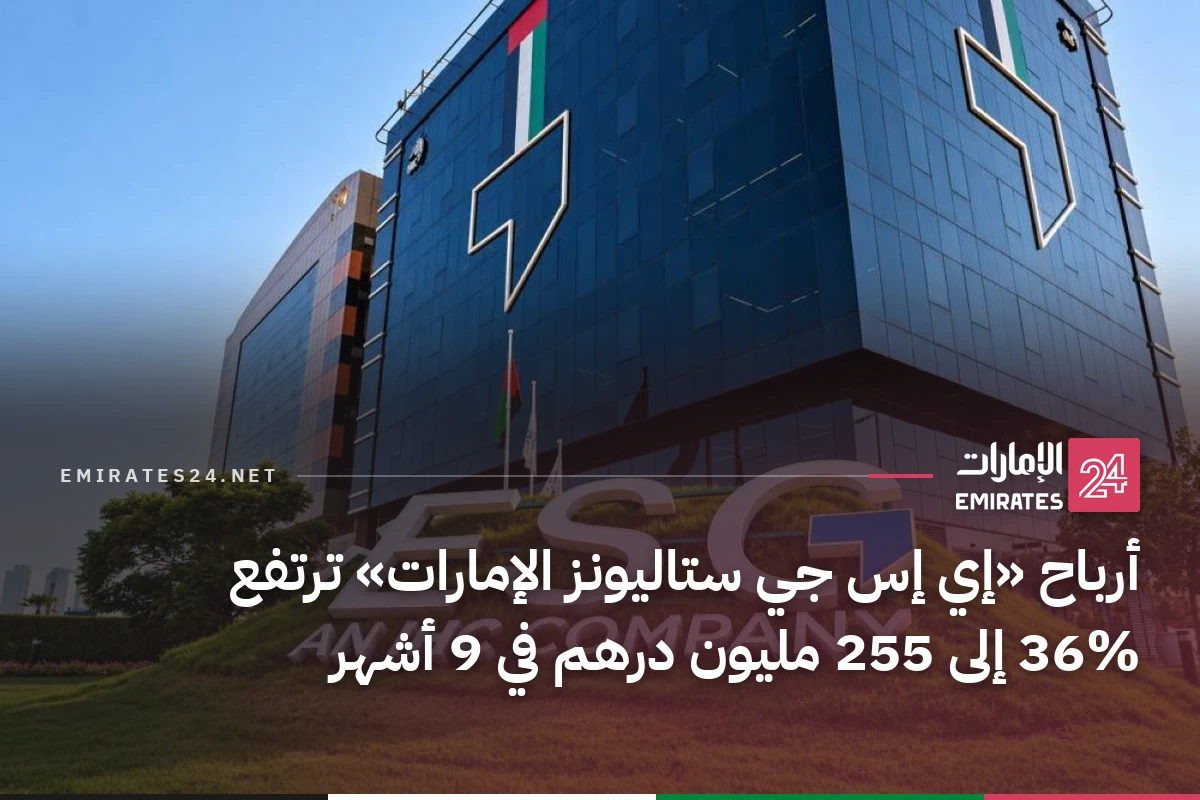 أرباح «إي إس جي ستاليونز الإمارات» ترتفع 36% إلى 255 مليون درهم في 9 أشهر